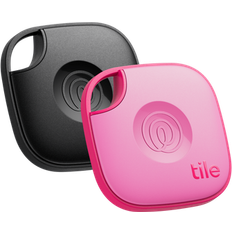 Tile Mate 2Pk Pink Punch Black Key Wallet Finder & Tracker