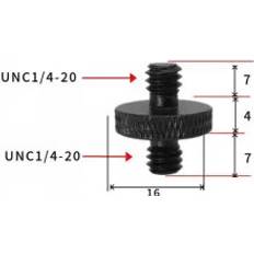 INF Stativgewindeadapter 1/4" auf M10 5er-Pack M10 1/4-20