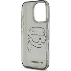 Karl Lagerfeld Ikon Rhinestone Iphone 16 Pro Max Case Woman Black