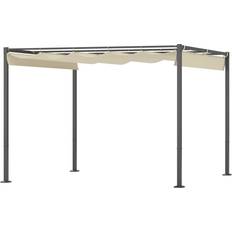 3x3 pergola Northio Pergola 3x3m Puutarhapaviljonki Metallinen Terassikatto