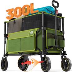 300L Extra Large Collapsible Folding Wagon Carts