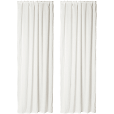 Gardiner & Tillbehör Åhléns Home Skir Gardin LINA 130x250 cm 2-pack Vit