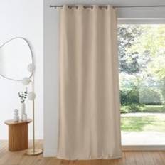 Curtains & Accessories LA REDOUTE INTERIEURS Scenario Cotton Blackout Eyelet Curtain W135 x D260 cm