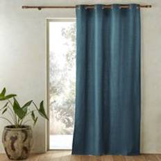 Curtains & Accessories AM.PM Colin Cotton Lined Curtain W140 x D350 cm Peacock Blue