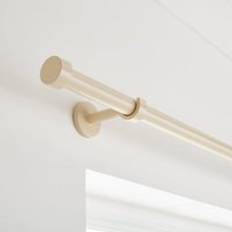 Dunelm Trinity Extendable Metal Eyelet Curtain Pole - Natural