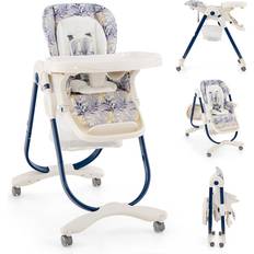 Costway Folding Baby Highchair Adjustable Booster Seat