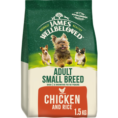 Pets James Wellbeloved 1.5kg Natural Small Breed Adult Dry Dog Food Chicken & Rice