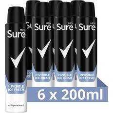 Toiletries Phoenix Sure Men Invisible Ice Fresh Anti-Perspirant 6 x 200ml