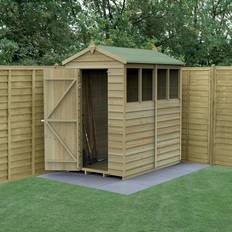 Forest Garden Apex Shed 4x6 Installation Included 4 Without Base (Building Area )