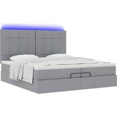 Senge & Madrasser vidaXL Osmannisk Sengeramme Med Madrasser 200x200 cm Sengesæt