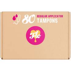 Tampons Flo Organic Cotton Applicator Tampon Mega Reg Pack 80 Tampons