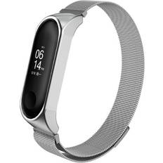 INF Metallrem för Xiaomi Mi Band 7 Silver