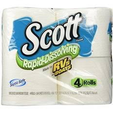 Rapid Dissolve Bath Tissue 4 Rolls Pack of 2