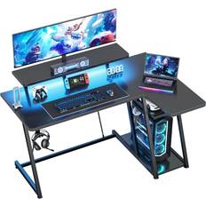 Gaming Accessories Ivy Bronx Gaming Table With LED Light 120 cm