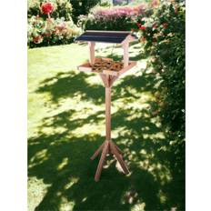 Brambly Cottage Free-Standing Wooden Bird Feeding Table 115cm H x 42cm W x 42cm D