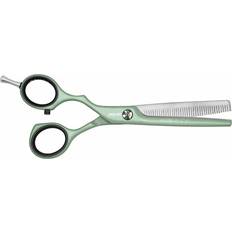 Green Hair Scissors Jaguar White Line Pastell Plus Offset 40 Matcha Green 5.25 Left Handed