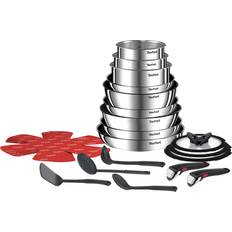 Tefal set Tefal Emotion On 22Tlg Kochgeschirr-Set Aus Edelstahl Set