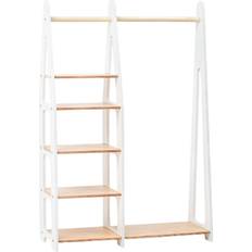 Duck Woodworks Children Wardrobe without Drawers White
