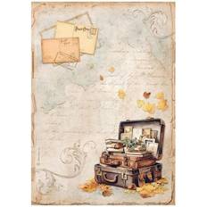 Stamperia Decoupage Papper Golden Harmony Suitcase