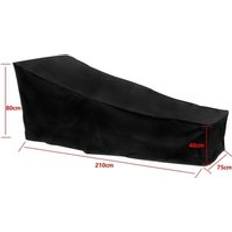 Aluminium Patio Furniture Covers Gabrielle Garden Lounger Cover 210 x Waterproof Oxford