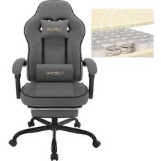 Technology Fabric Racing Office Chair Grey