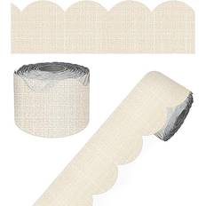 White Bulletin Boards Carson Dellosa Neutral Bulletin Board Borders 65 Ft