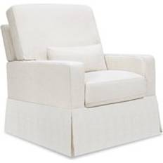 Rocking Chairs NAMESAKE Crawford Pillowback Comfort Swivel Glider Gray