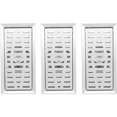 Steel Floor Drains Spactz 3X Traffic Stainless Steel Bathroom Shower 20cm x 10cm