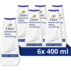 Dove Bath & Shower Products Dove Advanced Care Deeply Nourishing Body Wash Body Cleanser Shower Gel 6x 400 ml