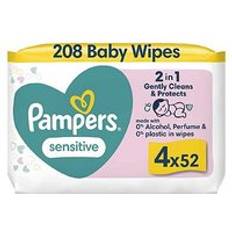Baby wet wipes Pampers Sensitive Baby Wet Wipes 4 Packs 208