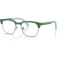 Glasögon & Läsglasögon Ray-Ban RB1641 Optics Kids Bio-Based Grön På Gummi Ljusblå Montura Rensa Lentes Polariserade 48-17