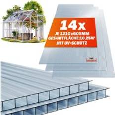 Clear Polycarbonate Sheets 14 Pcs 4mm