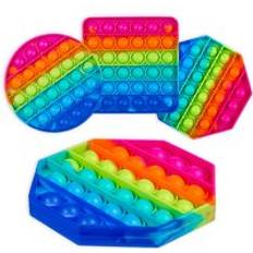 Fidget Pop Toy Rainbow Anti Stress Bubble Pop Trend Push