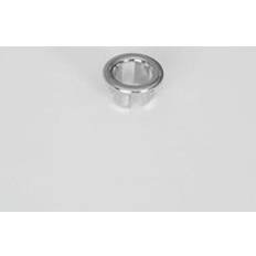 Milano Modern Bathroom Basin Sink Round Overflow Ring Chrome