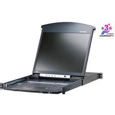 KVM-switcher Aten 16-Port Cat 5 Dual Rail 19" LCD KVM over IP Switch KL1516AIN-AXA-DNG