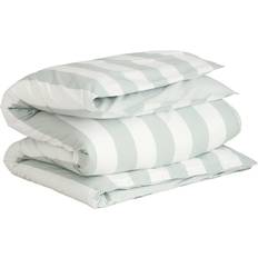 Gant Home Påslakan Gant Home Percale Stripe 220x220 Cm Clay Påslakan Grön (220x)