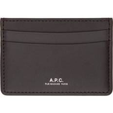 A.P.C. Andre Card Holder - CAE Dark Brown