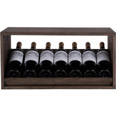 Caverack Half Andino 7 Flasker Røget Egetræ Vinreol 60x30cm