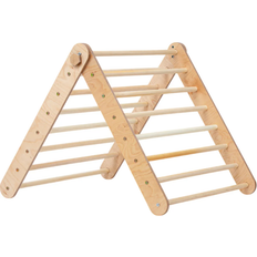 Duck Woodworks Climbing Triangle Floor Set Natural