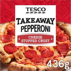 Tesco Takeaway Stuffed Crust Pepperoni Pizza 436G 436g