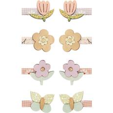 Hårprodukter Mimi & Lula Hårklämma 8-pack 3 cm Bukett Spring Magi