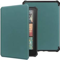 MTP Products Amazon Kindle Paperwhite 2024 Smart Folio Fodral Mörkgrön