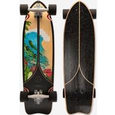 Black Longboards Decathlon Longboard Fish 500 Black Smoked Black