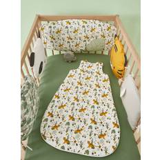 Vertbaudet Modular Cot Playpen Bumper Hanoi Theme Green