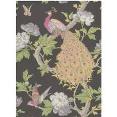 Wallpapers Little Greene Tapete Pavona Maeve Nero