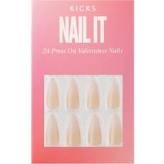 Nagelprodukter Kicks Beauty Press On Nails Valentines French