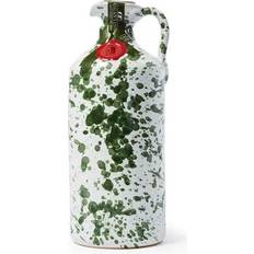 Frantoio Galantino Extra Virgin Olive Oil with Hand-Painted Ceramic Splatter Jug