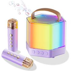 Karaoke Chronus Mini Karaoke Machine with 2 Microphones