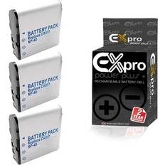 Ex-Pro Battery NP-40 NP40 for Casio Exilim EX FC100 FC150 Z30 Z40 Z55 Z57