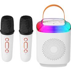 Karaoke Chronus Mini Karaoke Machine 2 Wireless Microphones